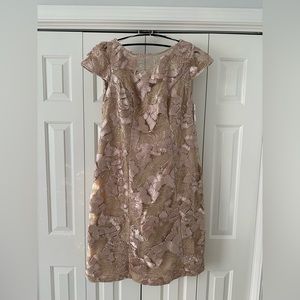 Alex Evenings Champagne Midi Dress (NEW)